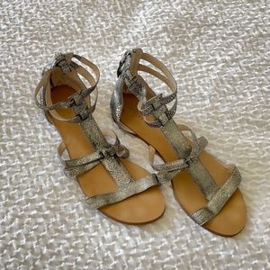 Wythe NY Metallic Sandals